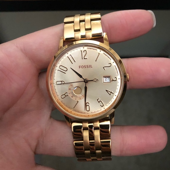 Fossil Jewelry - Rose Gold Fossil Watch